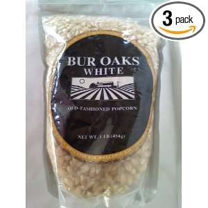 Pack of Bur Oaks Farm Old Fashion White Popcorn, 16 oz.  