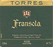 Torres Fransola Sauvignon Blanc 1998 