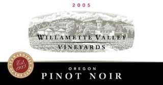 Willamette Valley Vineyards Pinot Noir 2005 