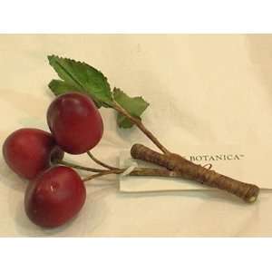  Cherry Weighted Burgundy Artificial Fruit