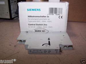 NEW SIEMENS 5SX9 101 CONTROL AUXILIARY CONTACT 2 NO  