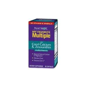 Natrol   My Favorite Multiple with Coral Calcium & Zeaxanthin   60 