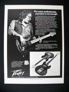 Peavey T 40 T40 Bass Guitar 1980 print Ad  