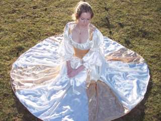 CARMEN Dress Renaissance Wedding Gown Medieval Bridal  