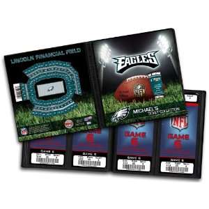  Personalized Philadelphia Eagles NFL Ticket Album Sports 