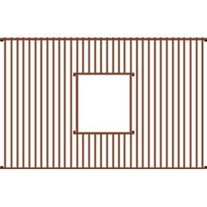 Whitehaus GRC2519 CO Copper Matching Grid for Copperhaus Series Sinks 