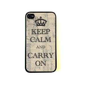  Vintage Dictionary Keep Calm Poster iPhone 4 Case   Fits 