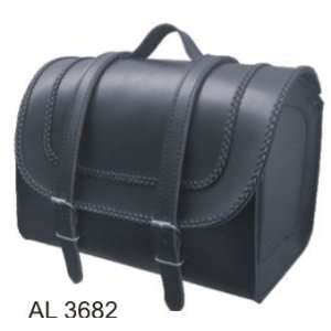   PVC Motorcycle Travel/Luggage Bag W/Braid Trim (14x9x10) Automotive