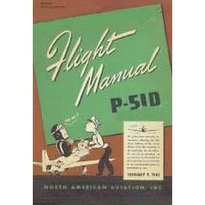 North American Aviation P 51 D Mustang Aircraft Flight Manual Sicuro 