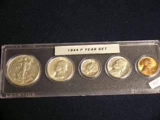 1944 P AU/BU Philadelphia Mint Year Set (44p 11)  
