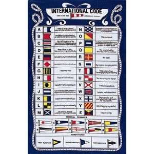 International Code Linen Tea Towel 
