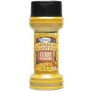 Grace Caribbean Traditions Hot Curry Powder 4 oz  Grocery 