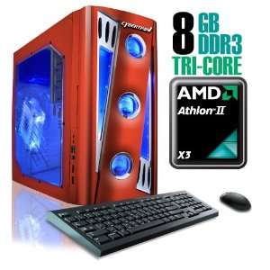   , AMD Athlon II Tri Core Gaming PC, W7 Ultimate, Red Electronics
