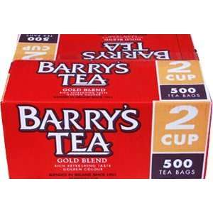 Barrys Gold Blend Catering 500 x 2 cupTea Bags  Grocery 