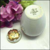 Vintage 50s Royal Carlton 24KG Porcelain Ginger Lid Jar  