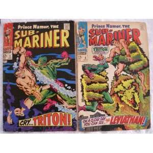  SUB MARINER #2 and #3 (1) STAN LEE Books