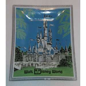  Walt Disney World Castle Ashtray Plate 