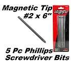 Pc Phillips Screwdriver Bit #2 x 6
