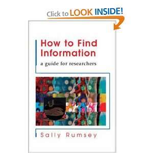    How to Find Information (9780335214297) Sally Rumsey Books