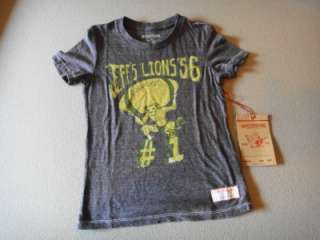 True Religion Boys Lions Football Shirt Top XS S L XL  