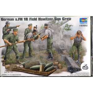  1/35 German Howitzer Firing Crew(5) Toys & Games