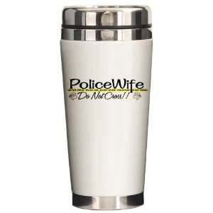  Do not Cross Police Ceramic Travel Mug by 