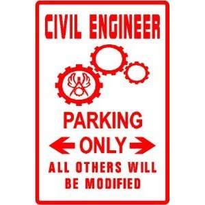  CIVIL ENGINEER PARKING public project sign