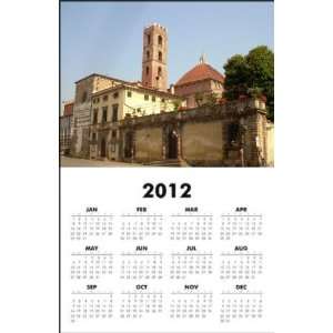  Italy   Historic Town 2012 One Page Wall Calendar 11x17 