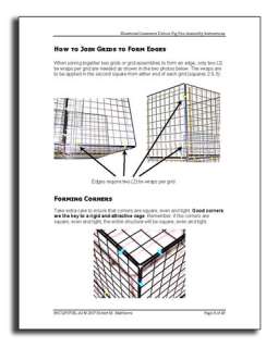 All of our cages and assembly manuals have been designed by an 