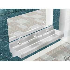  WASH HAND SINK 3USERS MULTI STATION W/ELECTRONIC FAUCET 