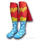 New Wonder Woman Socks Knee High With CAPE Attached LICENSED PRODUCT 