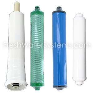  Microline TFC 4 RO System Replacement Water Filter Kit 