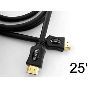  Abacus 24 7 HDMI 1.3b M/M Cable Retail Package 25ft Electronics