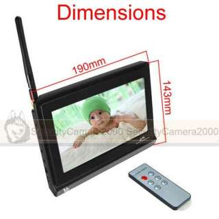 wireless camera, TFT LCD baby monitor, receiver, 2.4GHz