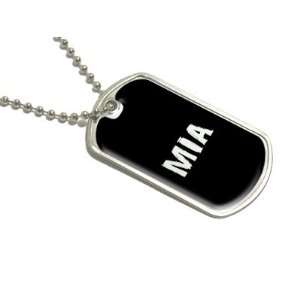  Mia   Name Military Dog Tag Luggage Keychain Automotive
