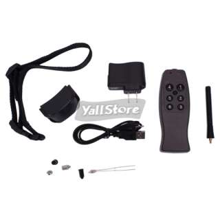 E328B Remote Shock Dog Bark Training Collar Rechargeable  