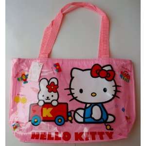 com 16.5 Pink Hello Kitty & Rabbit Vinyl Mutli Purpose Shoulder Bag 