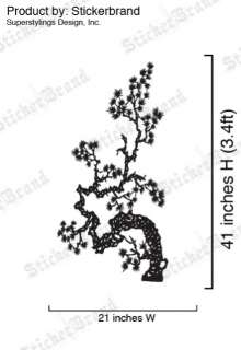 Vinyl Wall Decal Sticker Chinese Asian Flower Floral  