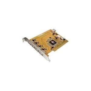  SIIG 5 port PCI host adapter with 4 external & 1 internal 