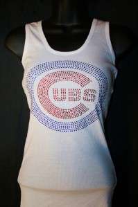 Chicago Cubs Bling Womens Tank Top ALL Colors/Sizes  