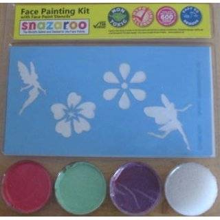  Snazaroo Butterfly and Flower Face Paint Kit with Stencils 