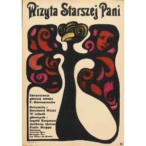 Visit Poster Movie Polish 11 x 17 Inches   28cm x 44cm Ingrid Bergman 