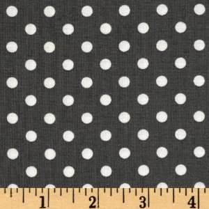   Dumb Dot Charcoal Grey Fabric By The Yard Arts, Crafts & Sewing