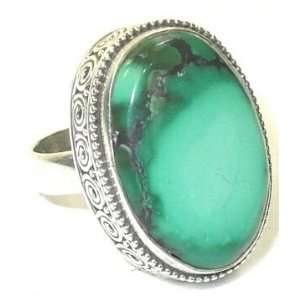  Size 7 Turquoise & Sterling Silver Ring