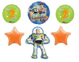 TOY STORY 2ND BIRTHDAY party supplies balloons buzz two  