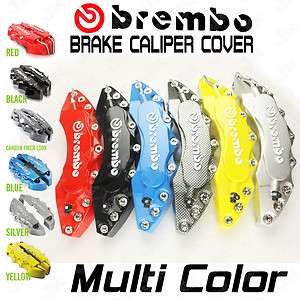 Brembo Look Brake Caliper Cover Kit Front+Rear Any Color BMW Benz 