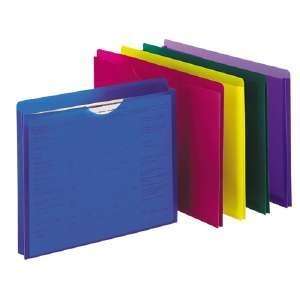  Pendaflex 50993 1 Expansion Poly File Jackets, 5 Pack 
