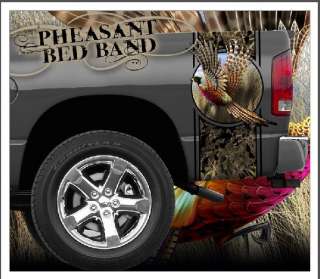 Pheasant Hunting truck bed band decal graphic striping  