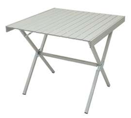 Alps Dining Table Square Folding Aluminum Camping  