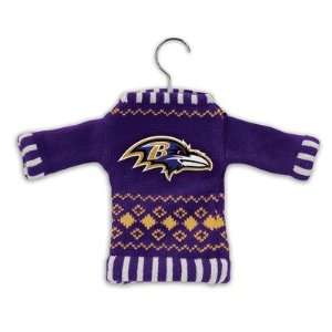  Baltimore Ravens Sweater Ornament (Set of 3) Sports 